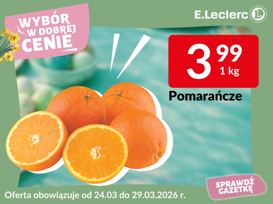 Pomarańcze 24.03-29.03.2026